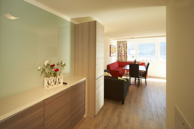 Appartement mit Küche und Wohnraum in Flachau, direkt an der Piste